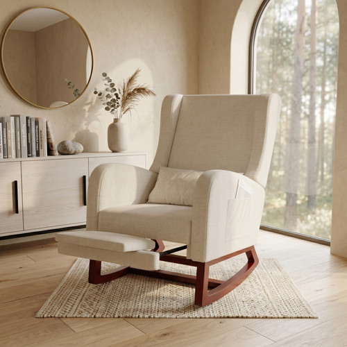 Beige schaukelstuhl - beige,
