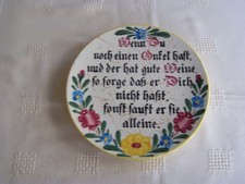 Wandteller Spruch "Onkel -