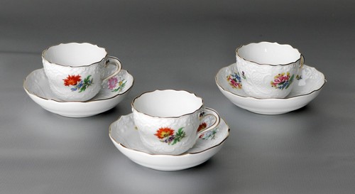 Meissen mokkatassen mit - 3,