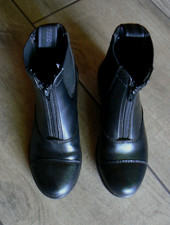 Steeds Kinder Jungen Mädchen Reitstiefletten Gr. 33 schwarz mit Reißverschluss