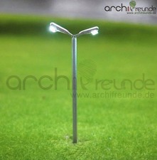 2 x Modell Straßenlampe mit 2