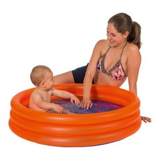 Baby Kinderplanschbecken Ring-Pool Kinderpool Planschbecken 100 x 100 x 23 cm