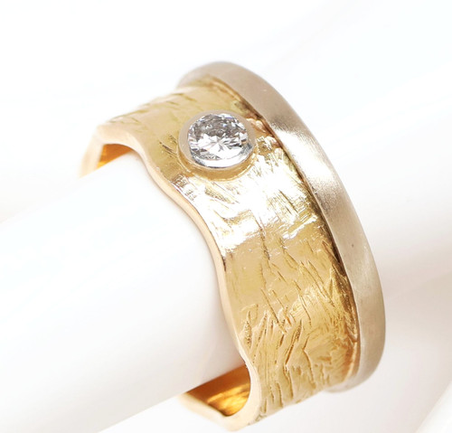 Designerring karat 585 gold - 14,