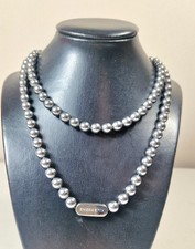 Energetix Kette Perlen grau -