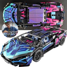 Auto MOC Rennwagen Bausatz