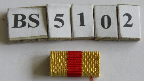 Bandspange rot kreuz treue - rot,