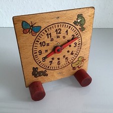 Kinder Lehruhr DDR Kellner  Lernuhr- Kindergarten + Unterstufe 1960-1970 er Jahr