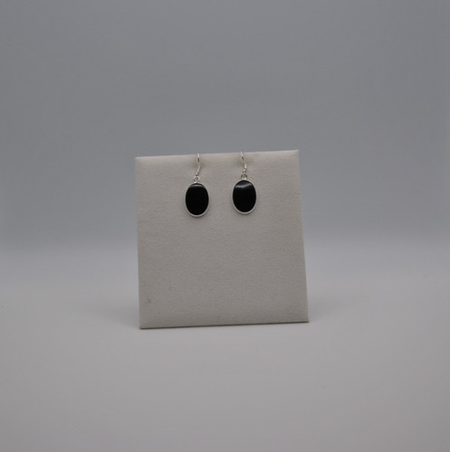 Silber ohrhänger schwarz - ohrhänger,