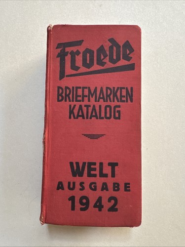 Froede briefmarken katalog - briefmarken,