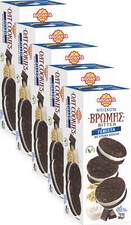 Cookies Doppelkekse gefüllte dunkle Kakao-Hafer-Kekse mit Vanille-Creme 900g