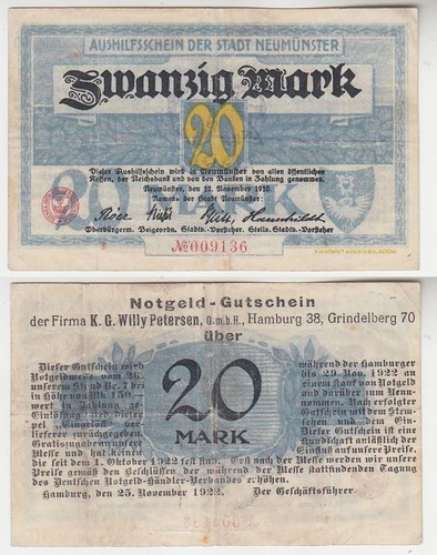 Mark notgeld - 20,
