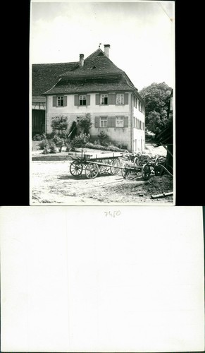 Ansichtskarte fuhrwerke vor - ansichtskarte,