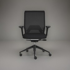  Vitra id Stuhl Mesh Bürostuhl Drehstuhl Chair Bürodrehstuhl Stuhl schwarz