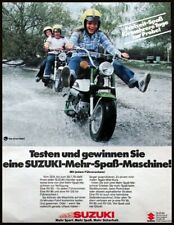 Suzuki RV 50 / RV 90 / RV 125 originale Werbung aus 1978