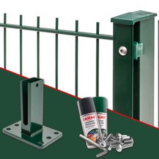 Doppelstabmattenzaun Pfosten +