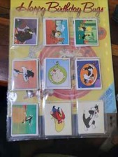 Panini Bugs Bunny komplett UK lose Sticker Set & leeres Stickeralbum 1990