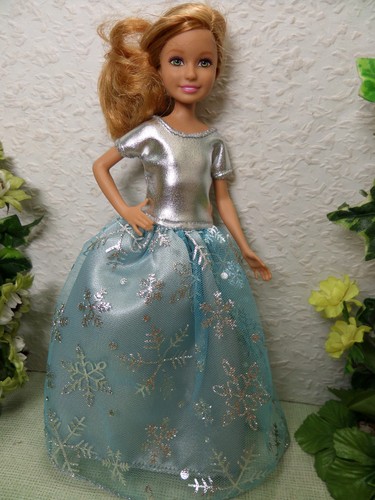 Kleid silber blau - 💙kleid, 💙für