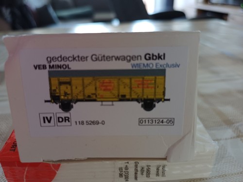 Wiemo hädl güterwagen minol - wiemo/hädl,