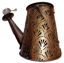 Solar Gießkanne mit Wasserfall Lichterkette Lampe für Garten Außen