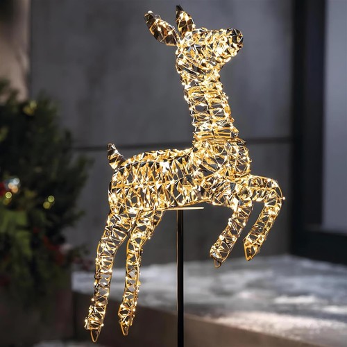 Led rentier golden metall - rentier, "golden"