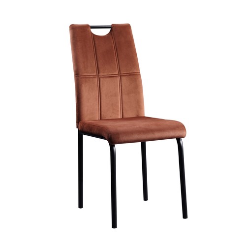 Stuhl denton velvet braun - velvet,
