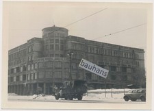 Foto Charkow Wehrmacht LKW, Schilder  2.WK (7203a)
