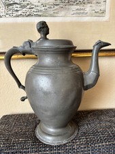 Antike Schokoladenkanne Zinn