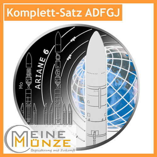 Euro münze ariane - münze, 6