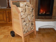 Kaminholzwagen in Buche