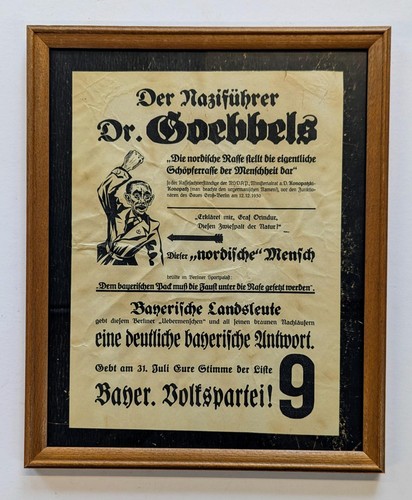 Goebbels anti flugblatt - -,