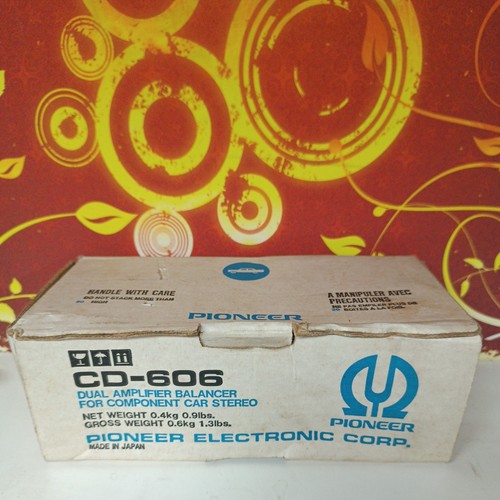 Pioneer 606 dual amplifier - pioneer, cd-606