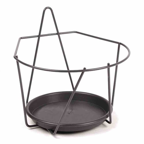 Wand blumentopfhalter grau - grau, Ø