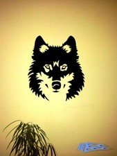 Wandtattoo WOLF Hund Huski