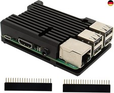 Raspberry Pi 3 B+ Aluminiumgehäuse mit Gehäuse Wärmeableitung, Me