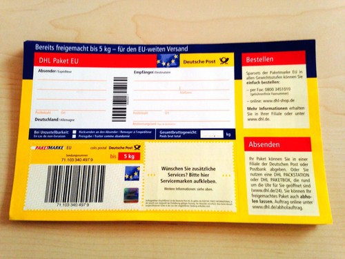 Dhl paketmarke europäische - dhl,