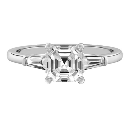 14k weiss gold lab grown - weiss, lab-grown