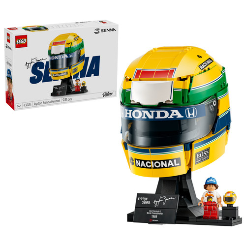 Ayrton senna helm lego - ayrton,