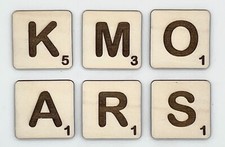 Scrabble Holz Buchstaben 2cm bis 30cm Wanddeko Spielen