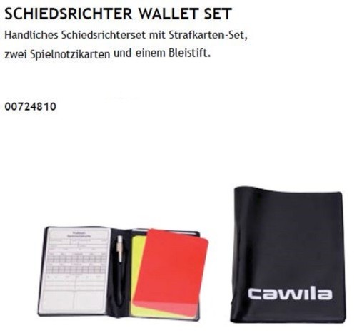 Cawila schiedsrichter set - set, mini