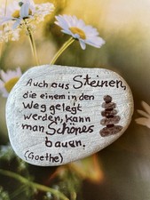 bemalter Stein Naturstein