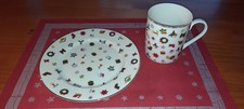 Taitu Taitù Noël alte Serie 1986, Kuchenteller, Kaffeebecher