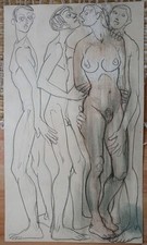 Franziskus Dellgruen Bild,  Akt,  signiert