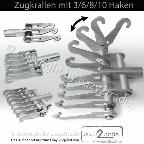 Zug ausbeul kralle - kralle, 3/6/8/10