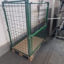 Lagerbox Aufsatzrahmen Palettenaufsatz hoch für Europaletten Gitterbox zerlegbar