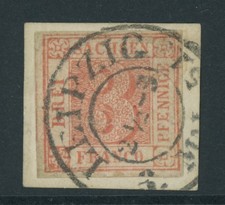 Sachsen Dreier Mi. Nr. 1 a