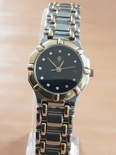 Damenuhr Concord Saratoga 18 K Gold/Stahl mit Zertifikat