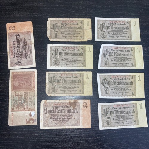 Konvolut banknoten drittes - konvolut,