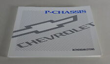 Betriebsanleitung Chevrolet P-Chassis Wohnmobil / Motorhome Stand 1998