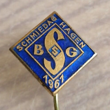 alte Anstecknadel Abzeichen BSG Schmiedag Hagen 1961 aus Westfalen