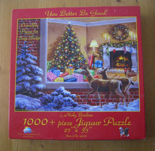 PUZZLE  1000 JIGSAW PUZZLE NICKY BOEHME YOU BETTER BE GOOD WEIHNACHTEN CHRISTMAS